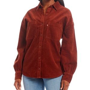 Levi's® Elliot Utility Point Collar Long Sleeve Button Front Shir